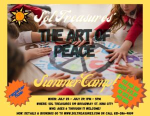 The Art of Peace Summer Camp 2022 @ Sol Treasures