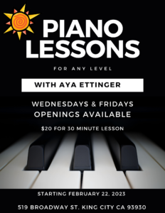 Piano Lessons @ Sol Treasures